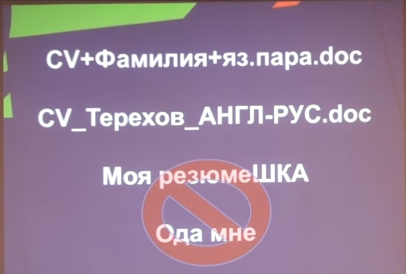 Название файла с резюме переводчика